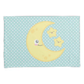 Kawaii Moon & Stars KissenCase Set Kissenbezug (Vorderseite-Rechts)