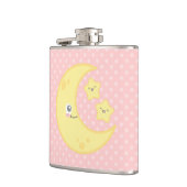 Kawaii Moon und Stars Flask Flachmann (Links)