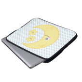Kawaii Moon und Stars Laptop Sleeve (Vorne Knopf)