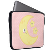 Kawaii Moon und Stars Laptop Sleeve (Vorne Rechts)