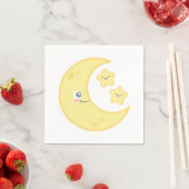 Kawaii Moon und Stars Napkins Serviette (Beispiel)