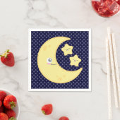 Kawaii Moon und Stars Napkins Serviette (Beispiel)