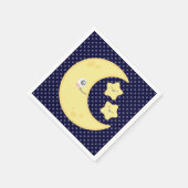 Kawaii Moon und Stars Napkins Serviette (Ecke)