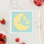 Kawaii Moon und Stars Napkins Serviette (Beispiel)