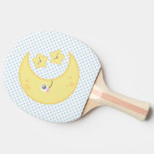 Kawaii Moon und Stars Ping Pong Paddle Tischtennis Schläger (Seitenansicht)