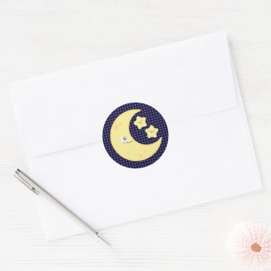 Kawaii Moon und Stars Stickers (Umschlag)