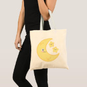 Kawaii Moon und Stars Tote Bag Tragetasche (Vorderseite (Produkt))