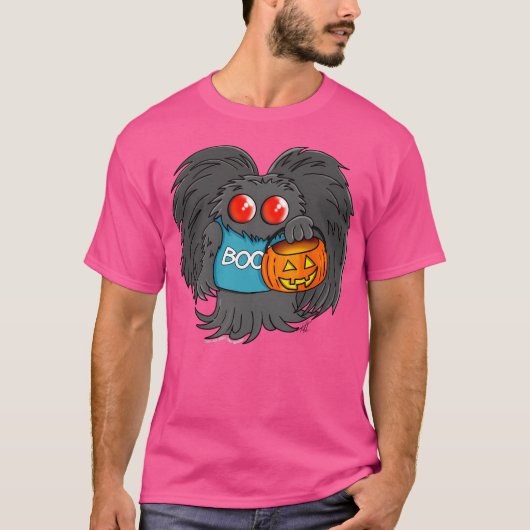 Kawaii Mothman Halloween T-Shirt (Vorderseite)