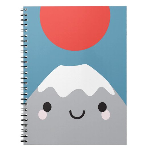 Kawaii Mt Fuji Notizblock (Vorderseite)