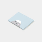 Kawaii Mt Fuji San Post-it Klebezettel (angewinkelt)