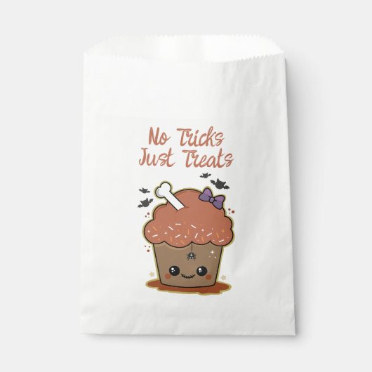 Kawaii Muffin Halloween Geschenktütchen (Vorderseite)