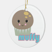 Kawaii-Muffin Keramik Ornament (Links)