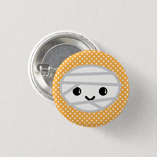 Kawaii Mummy Button (Vorne & Hinten)