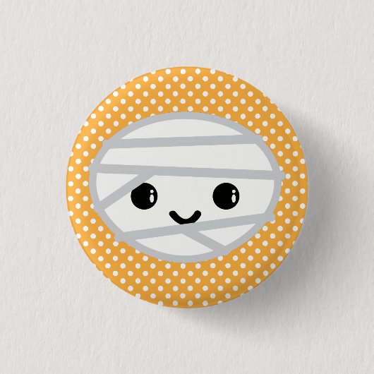 Kawaii Mummy Button (Vorderseite)