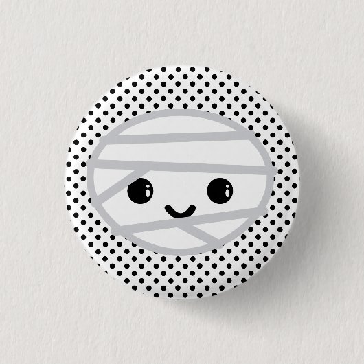 Kawaii Mummy Button (Vorderseite)