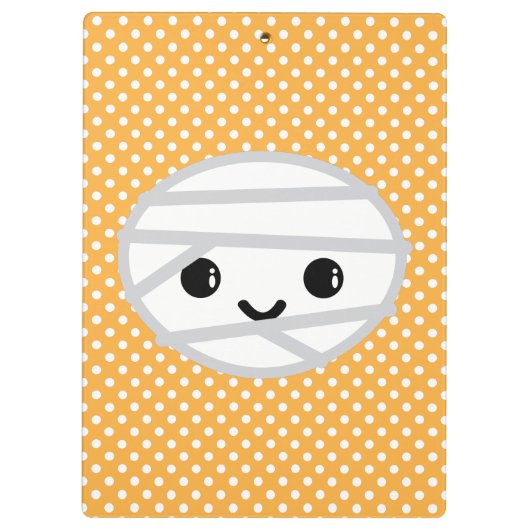 Kawaii Mummy Clip Board Klemmbrett (Rückseite)