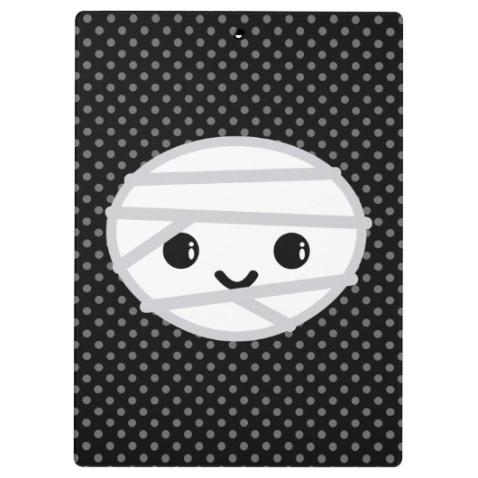 Kawaii Mummy Clip Board Klemmbrett (Rückseite)