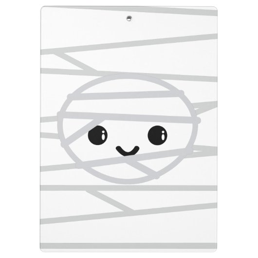 Kawaii Mummy Clip Board Klemmbrett (Rückseite)