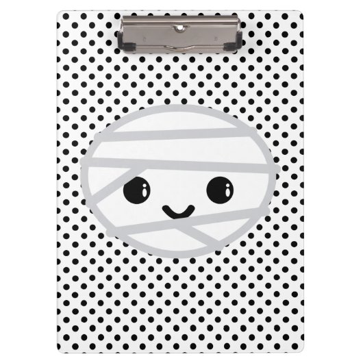 Kawaii Mummy Clip Board Klemmbrett (Vorderseite)
