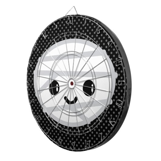 Kawaii Mummy Dart Board Dartscheibe (Vorderseite rechts)