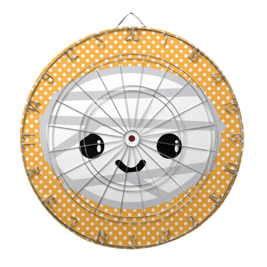 Kawaii Mummy Dart Board Dartscheibe (vorne)