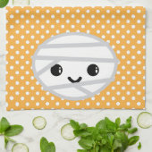 Kawaii Mummy Kitchtuch Geschirrtuch (Gefaltet)