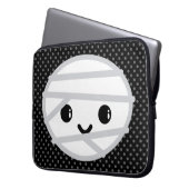 Kawaii Mummy Laptop Sleeve (Vorderseite Links)