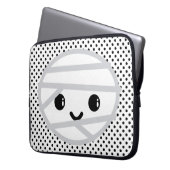 Kawaii Mummy Laptop Sleeve (Vorderseite Links)