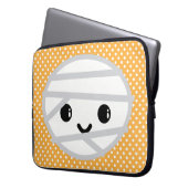 Kawaii Mummy Laptop Sleeve (Vorderseite Links)