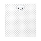 Kawaii Mummy Notepad Notizblock (Vorderseite)