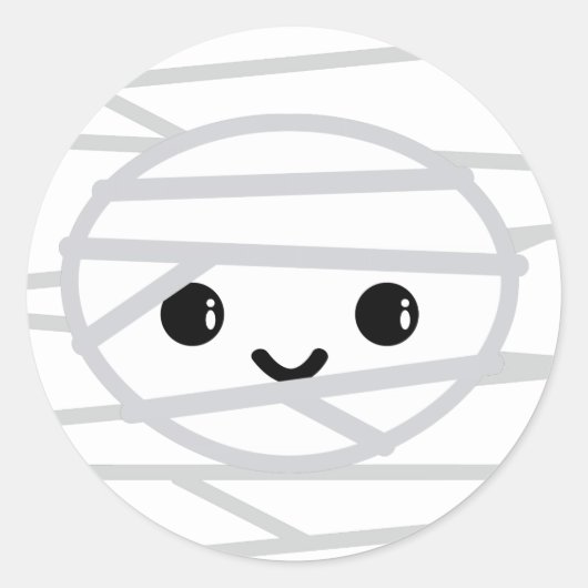 Kawaii Mummy Stickers (Vorderseite)