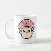 Kawaii Mushroom Buddy Kaffeetasse (Links)