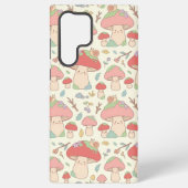 Kawaii Mushroom Snail Pattern Phone Case Samsung Galaxy Hülle (Rückseite)
