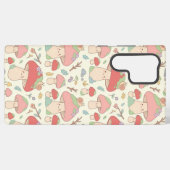 Kawaii Mushroom Snail Pattern Phone Case Samsung Galaxy Hülle (Rückseite (Horizontal))