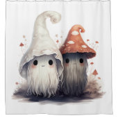 Kawaii Mushroom Trolli Duschvorhang (Vorderseite)