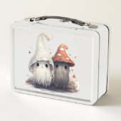 Kawaii Mushroom Trolli Metall Brotdose (Rückseite)