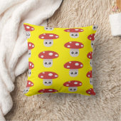 Kawaii Mushrooms Kissen (Decke)