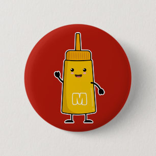 Kawaii Mustard: Die besten Freunde für immer BESTE Button