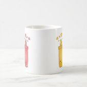 Kawaii Mustard und Ketchup Liebe Kaffeetasse (Mittel)