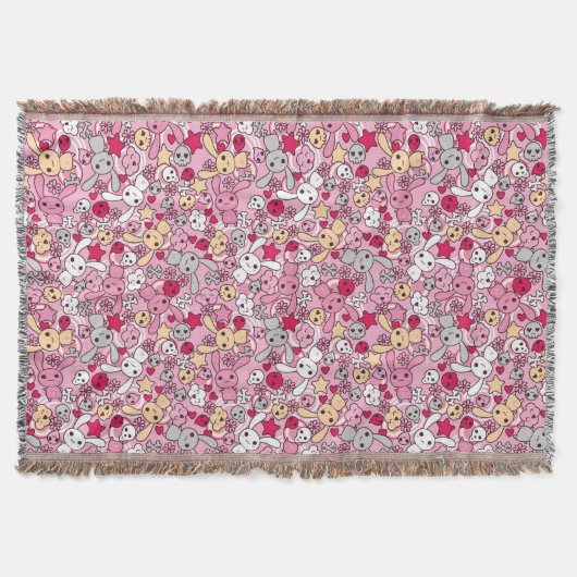 Kawaii Muster Decke (Vorderseite)