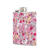 Kawaii Muster Flachmann (Links)