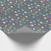 Kawaii-Muster Geschenkpapier (Ecke)