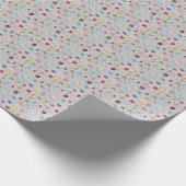 Kawaii-Muster Geschenkpapier (Ecke)
