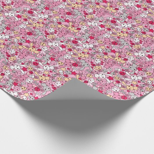 Kawaii-Muster Geschenkpapier (Ecke)