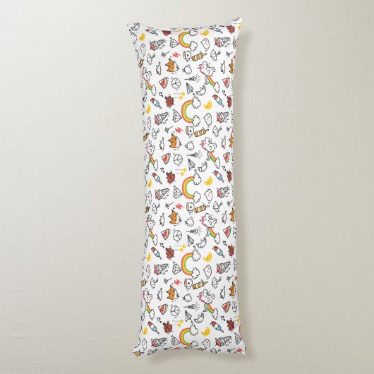 Kawaii Muster Kissen (Rückseite (Vertikal))