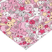 Kawaii Muster Kurzer Tischläufer (Ecke)
