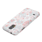 kawaii Muster mit Gekritzel Case-Mate Samsung Galaxy Hülle (unten)