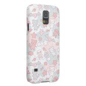 kawaii Muster mit Gekritzel Case-Mate Samsung Galaxy Hülle (Rückseite/rechts)