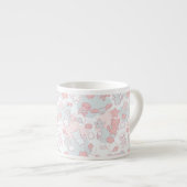 kawaii Muster mit Gekritzel Espressotasse (Vorderseite Rechts)