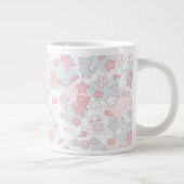 kawaii Muster mit Gekritzel Jumbo-Tasse (Rechts)